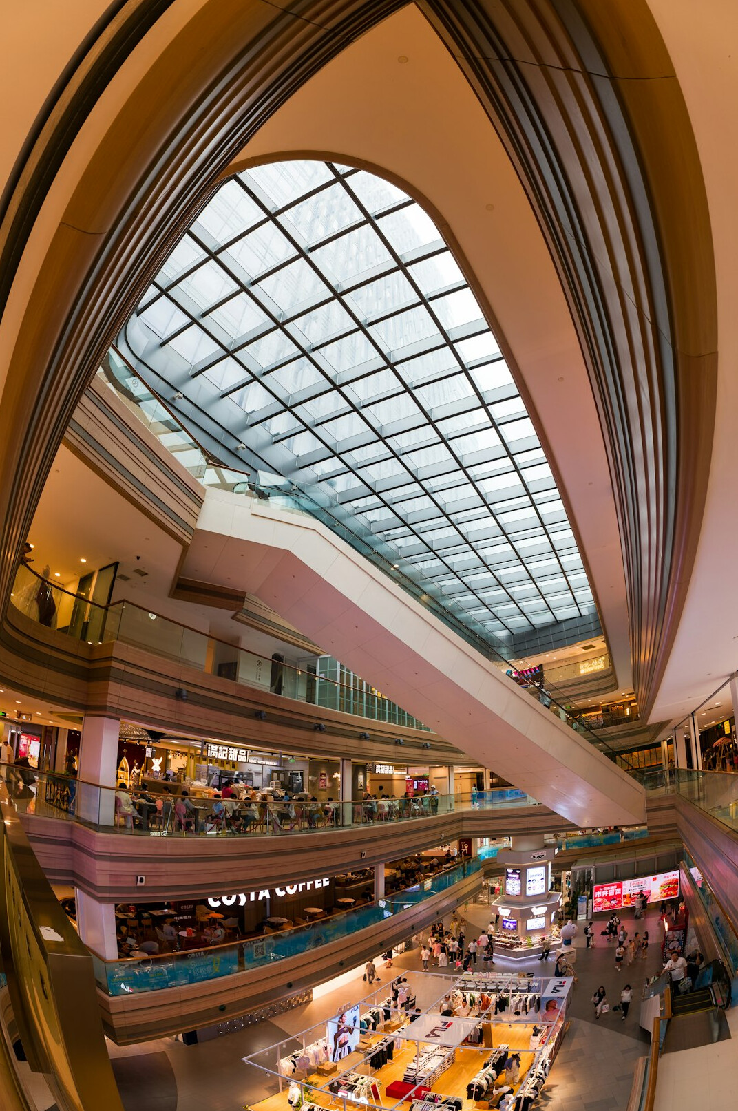 security camera in shopping mall